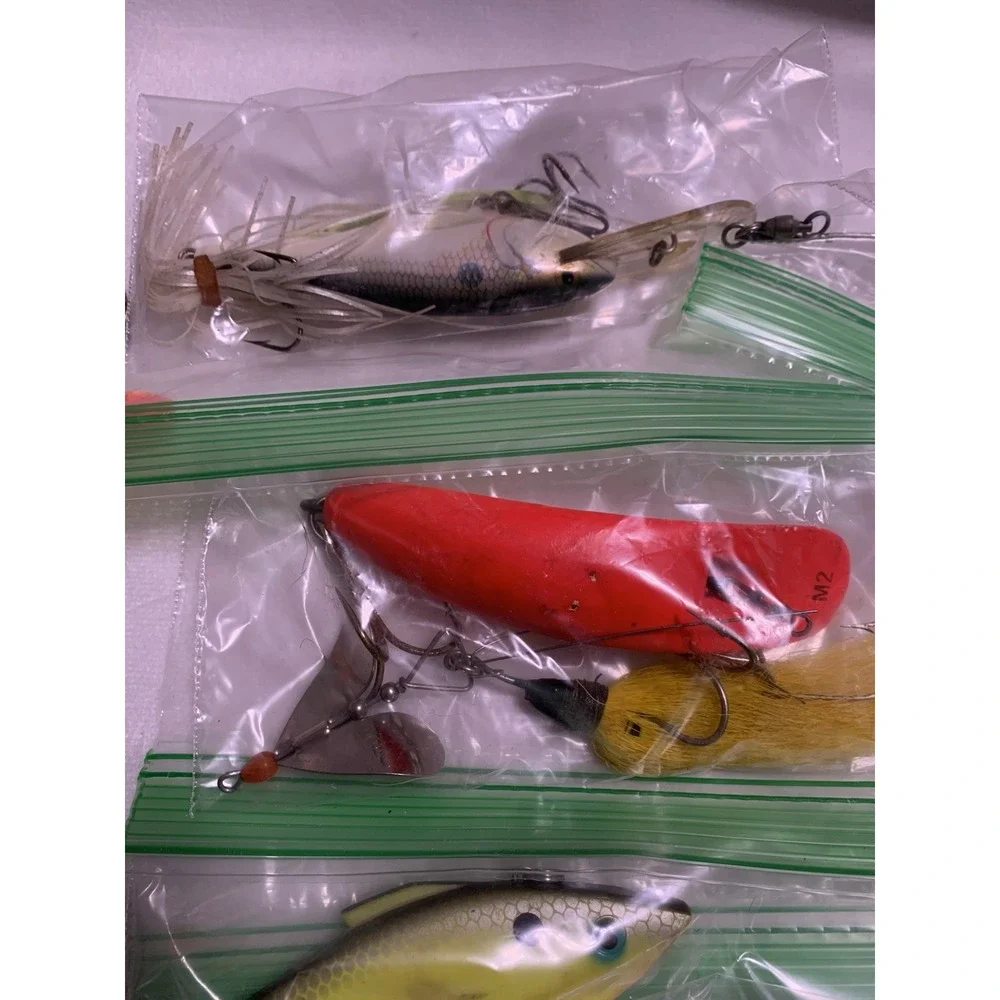 Large Lot Fishing Lures Used Erie Dearie Tadpolly Creek Chub Cordell Etc
